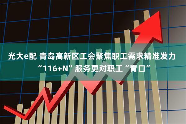 光大e配 青岛高新区工会聚焦职工需求精准发力 “116+N”服务更对职工“胃口”